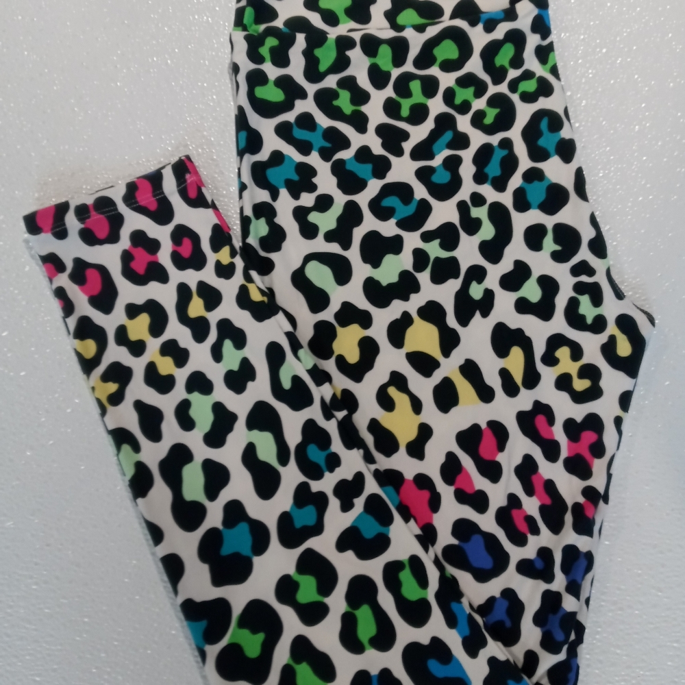 Rainbow leopard TC Lularoe unicorn leggings